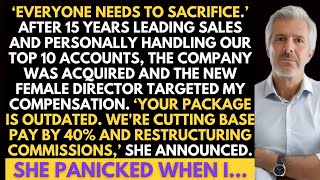 New Director Cut My Base '40% And Restructured Commissions' After 15 Years Leading Sales.