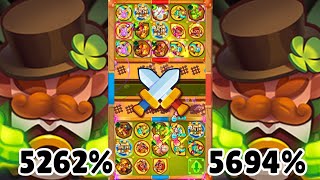 Max Green Bruiser 5,262% VS Max Green Bruiser 5,694% | Rush Royale