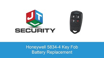 Honeywell 4-Button Wireless Key Fob Battery Replacement - by JTL Security