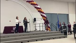 Challenger School 8th Grade awards ceremony prior to graduation tomorrow. #bittersweet
