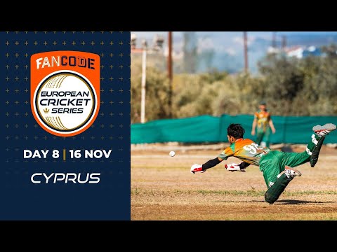 🔴  FanCode European Cricket Series Cyprus 2021 | Day 8 | T10 Live Cricket