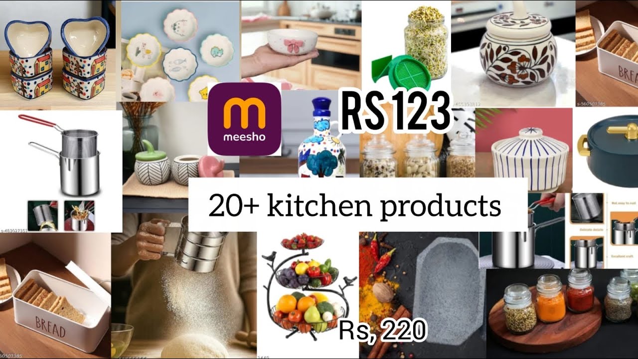 Meesho kitchen haul|Meesho kitchen products |*20+ Amazing kitchen items starts from 171|meesho haul