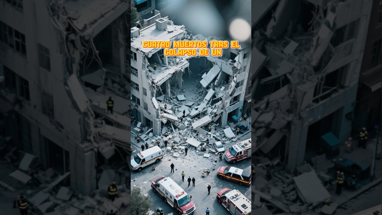 🇪🇸 España: derrumbe mortal en obra de Madrid