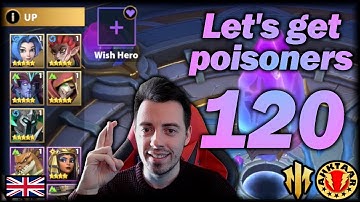 120 Miracle Wishes to get Poisoners [Infinite Magicraid]