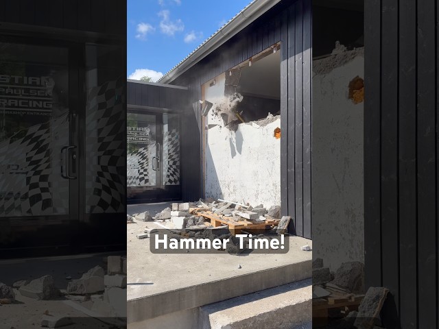 Wall Going Down! #garage #building #design #hörmann
