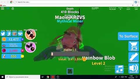 Completing quests in dino land part 21 (Mining simulator