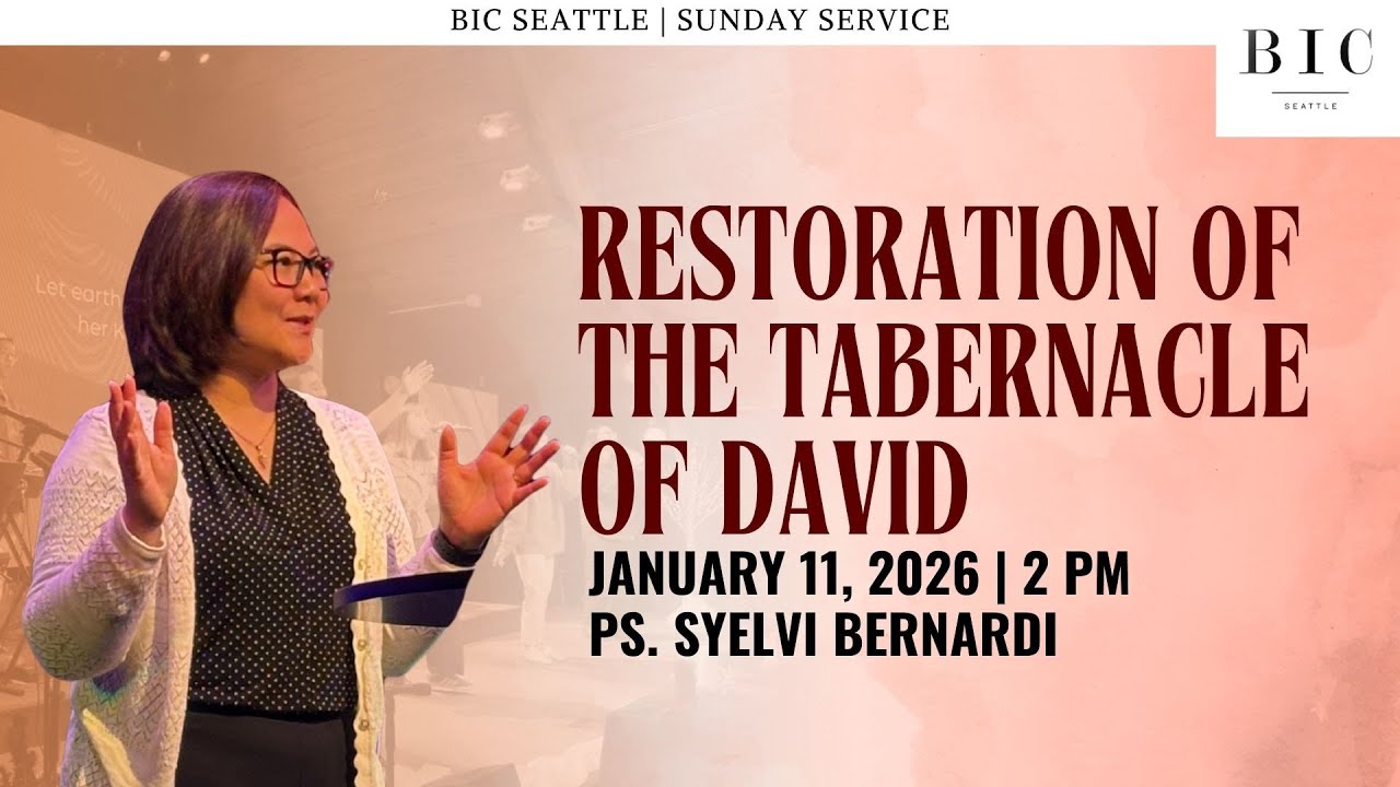 Restoration of The Tabernacle of David | Jan. 11th, 2026 | Ps. Syelvi Bernardi