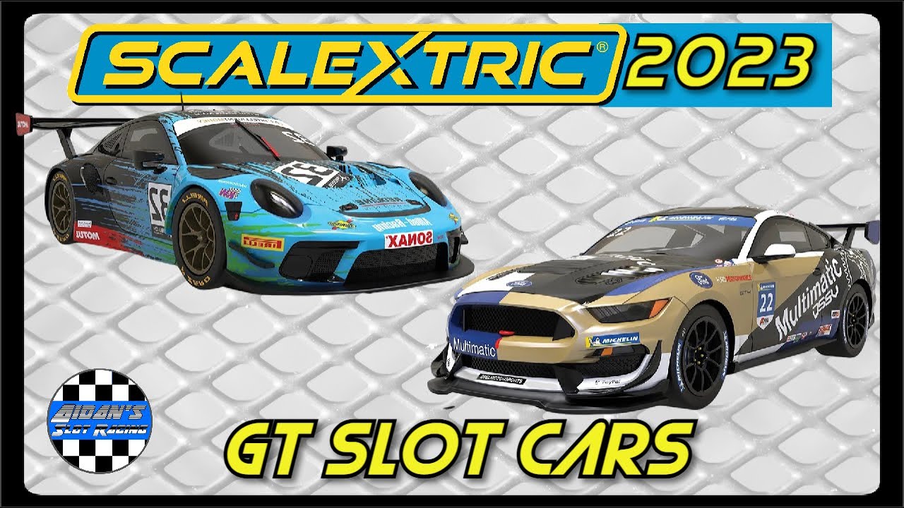 Scalextric 2023 releases GT Slot Cars YouTube