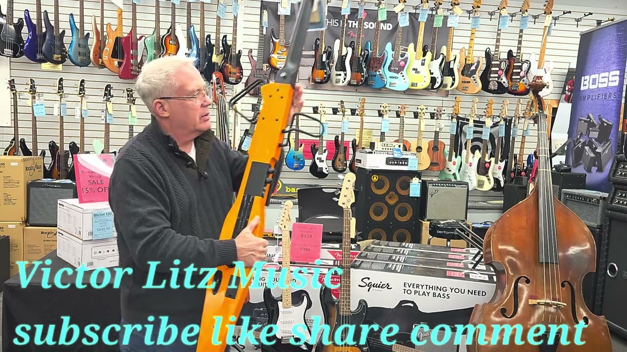 Наконец-то добрались до Bass Wall. От гитар до басов: познакомьтесь с нашей коллекцией контрабасов!