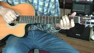 Travelin Man  Ricky Nelson Cover  Acoustic Guitar Chord Melody Solo  Jim Wright