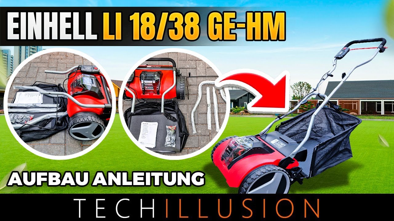 Einhell Akku Spindelmäher  |  Backlapping - Spindel schleifen  |  Griffhöhe anpassen  |  Tuning