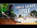 Simple Skate Spots Are UNDER-RATED! | Tech Skating at NEW Skater XL Map - Dunbat