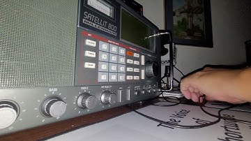 K180-WLA Shortwave Radio Antenna Series:MLA-30+ Vs K180-WLA on 7435 kHz on a Grundig Radio