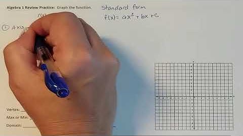 Lesson 2.2 Characteristics of Quadratic Functions in Standard Form