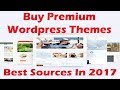 Buy premium wordpress themes  best sources in 2017