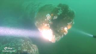 Scuba diving U-1277 U-boat wreck, Portugal: GoPro Hero 5 Session