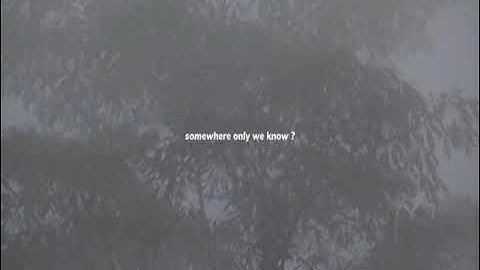 Glee cast_Somewhere only we know (speed up + reverb + filter ).