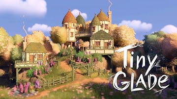 Cozy Nature Druid House | Tiny Glade Speed Build