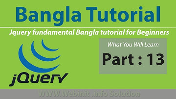 jQuery beginners Fundamentals tutorial with bangla-Jquery empty remove events (Part - 13)