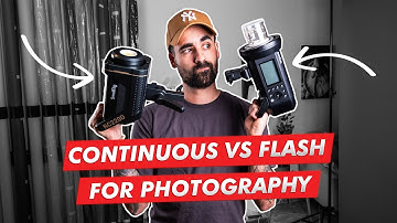 Flash vs continuous lighting for photography | let
