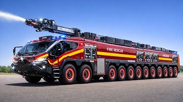 15 FIRE TRUCKS that are very Advanced