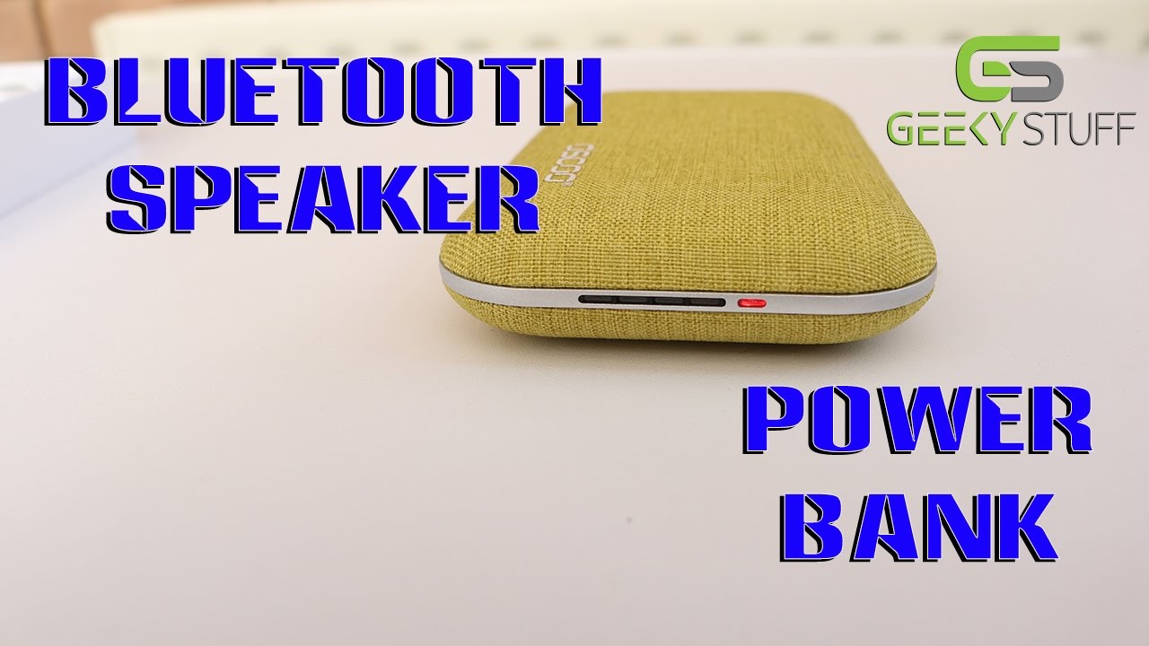 Bluetooth Speaker & Power Bank Review OSCOO OSCBM001 YouTube