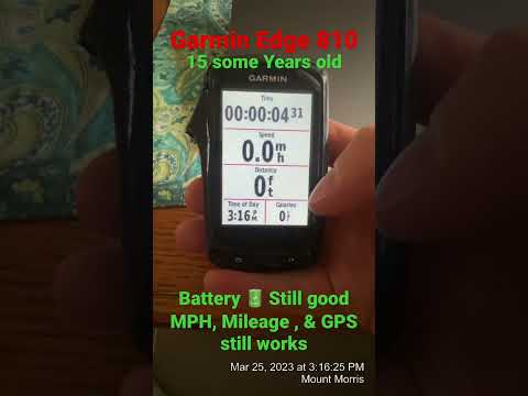 3/25/23 How to RESET your Garmin Edge 810. So Mileage and Speed works again.