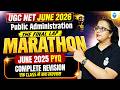 UGC NET Public Administration Marathon 2026 | Paper 2 Public Administration June 2025 PYQs Questions
