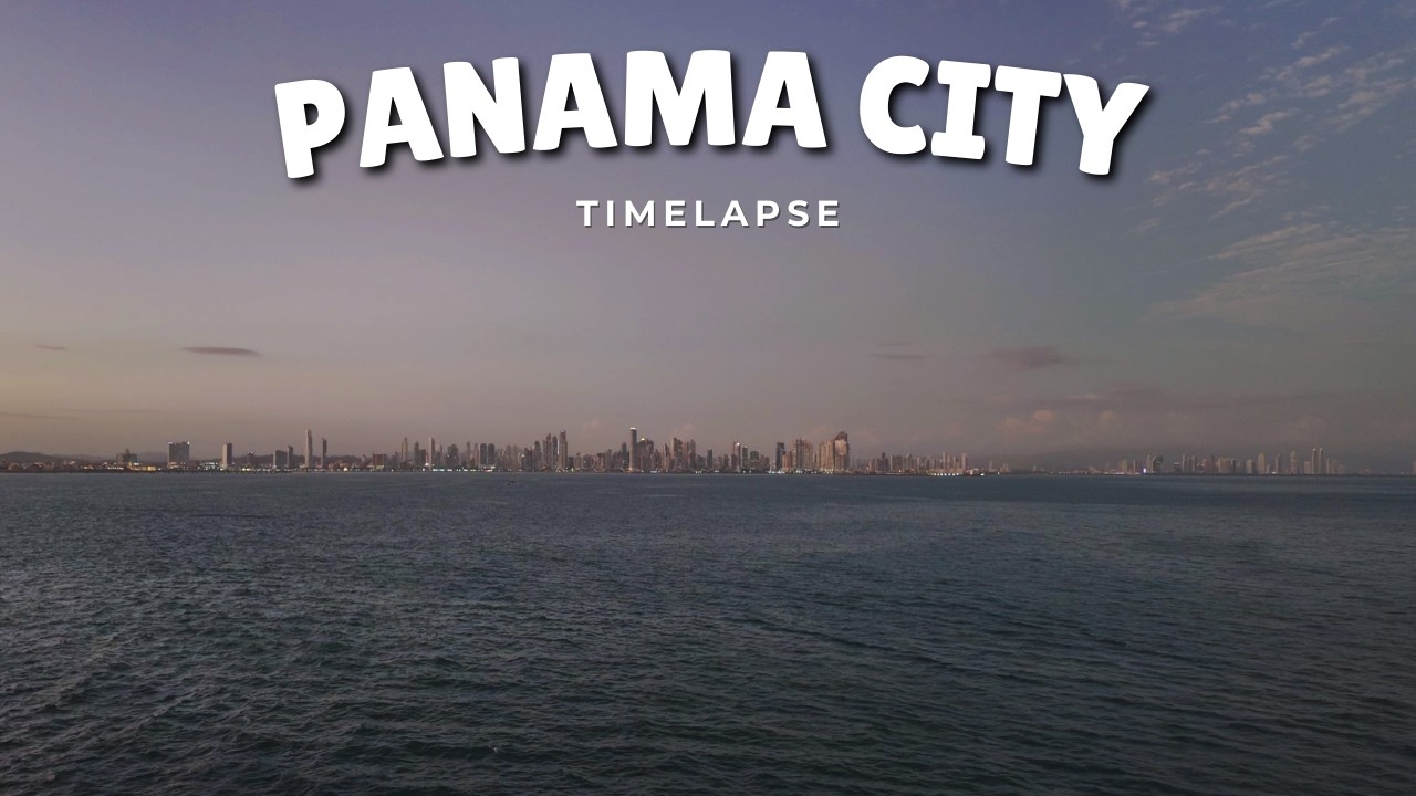 Sailing Away From Panama City, Panama - Timelapse - Island Princess