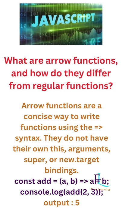 How to use JavaScript Arrow Function - YouTube