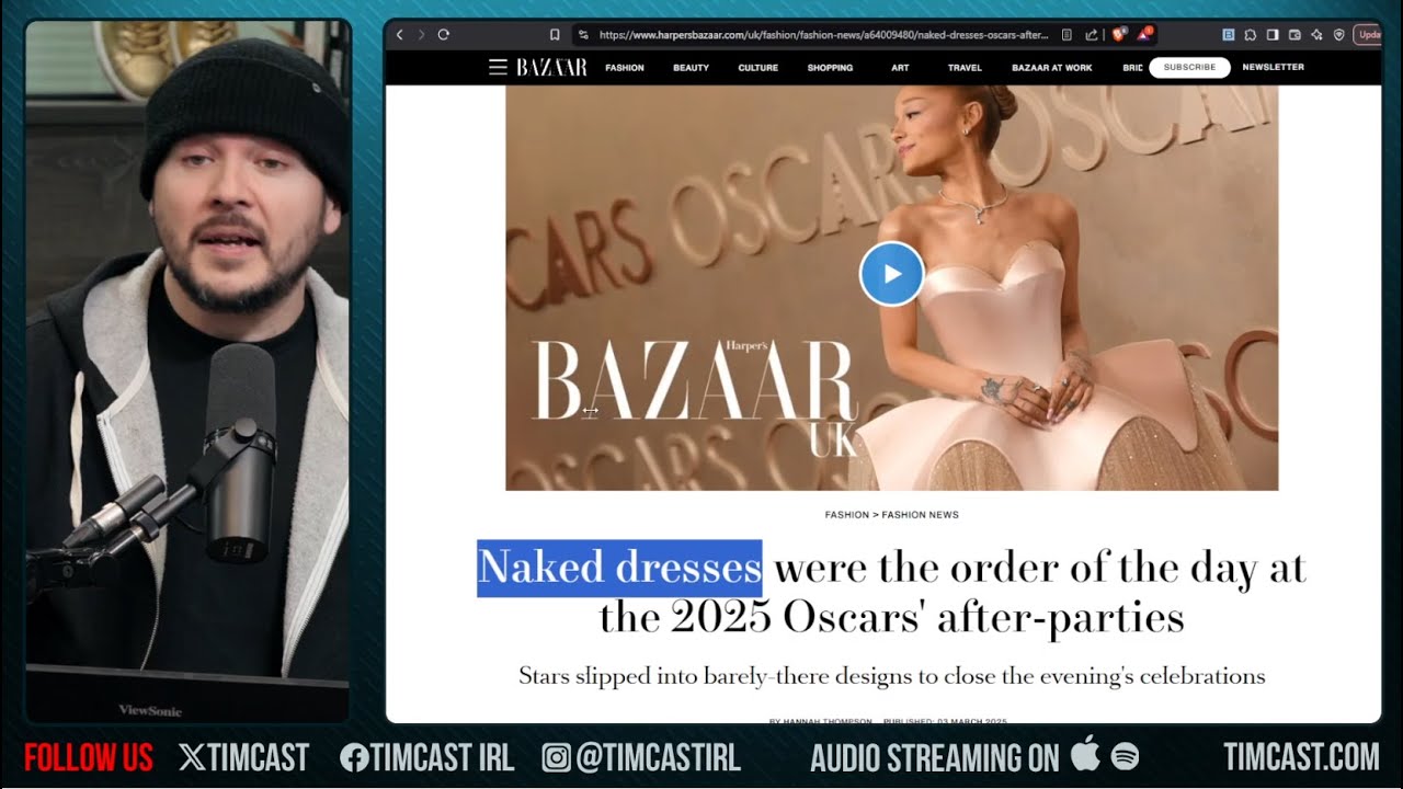 Celebrities Show Up To Oscars NAKED IN CRINGE Attempt At Copying Ye & Bianca, Celebs Are DEGENERATE