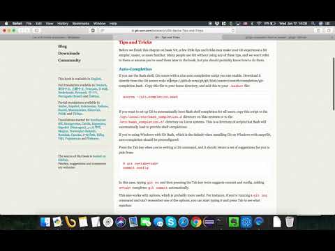 How to enable git auto complete on your mac?