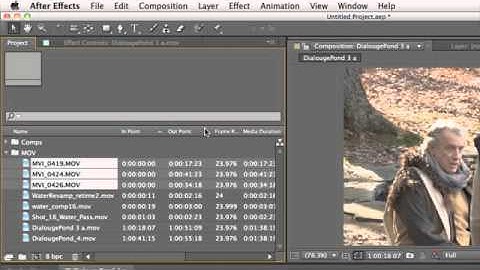 Adobe After Effects CS5.5 - Source time code support