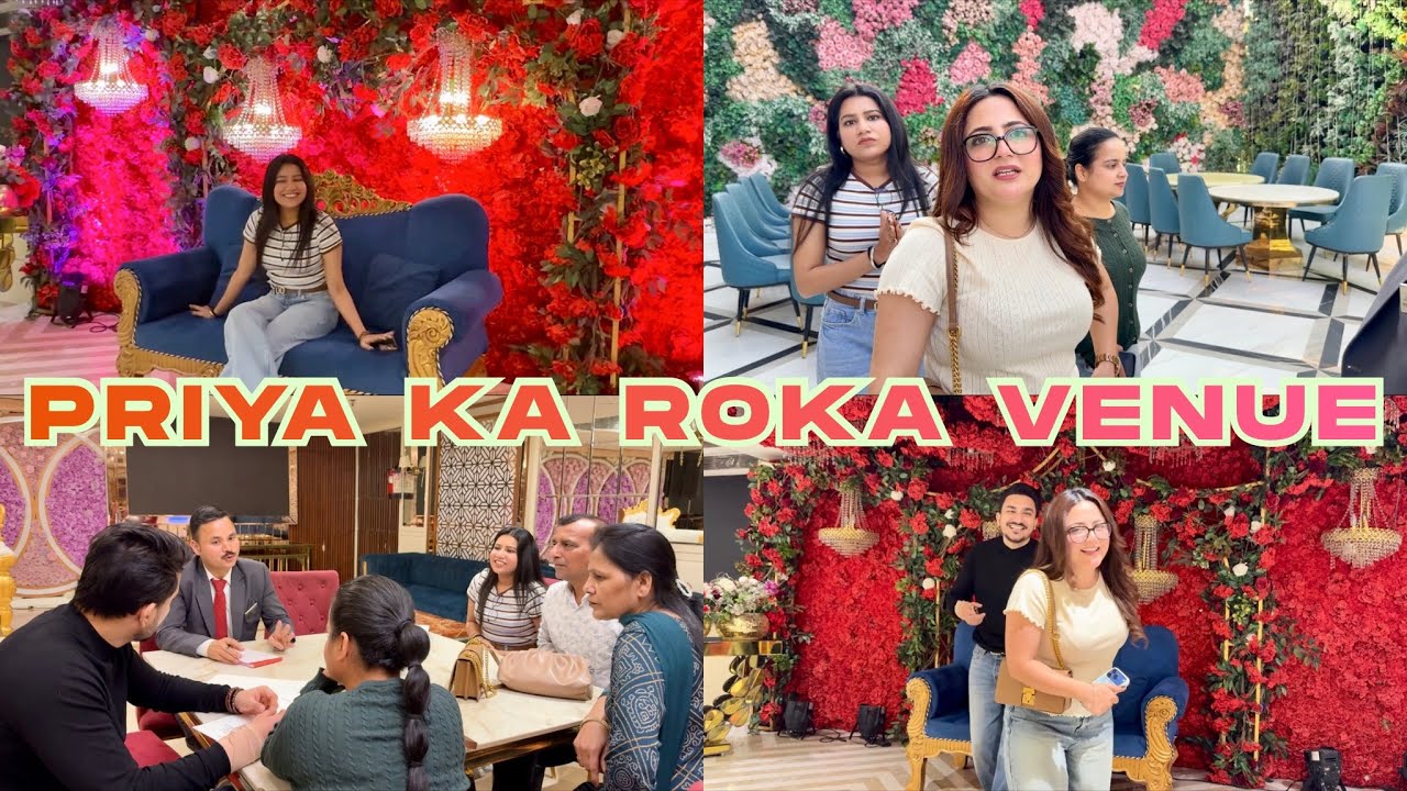 Priya ka Roka Venue😍🧿 #vlog #behenkishaadi #familyvlogs 