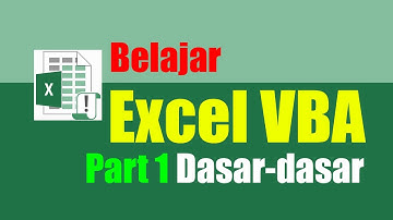 Belajar Excel VBA | Part 1 | Dasar-dasar