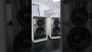 Say goodbye to headsets with the QR65 speakers, 11/10🤍🔊 #qr65 #gamingsetup #speakers #tech