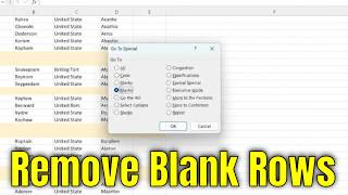 How to Remove Blank Rows in Excel - Easy Guide