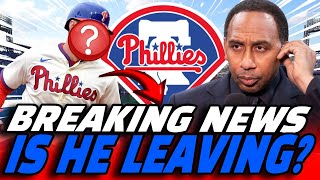 OUT NOW! IS HE LEAVING? FANS ARE VERY SAD PLILADELPLIA PHILLIES NEWS TODAY