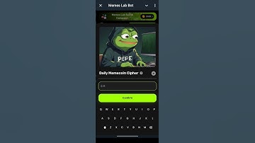 Memes Lab Daily Memecoin Cipher Code 1 December #memes #memeslab #cipher #code #1december #1dec