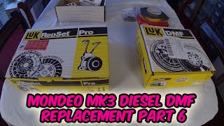 Part 6 Ford Mondeo Mk 3 Dual Mass Flywheel Failure Diesel LUK Replacement Install Gearbox