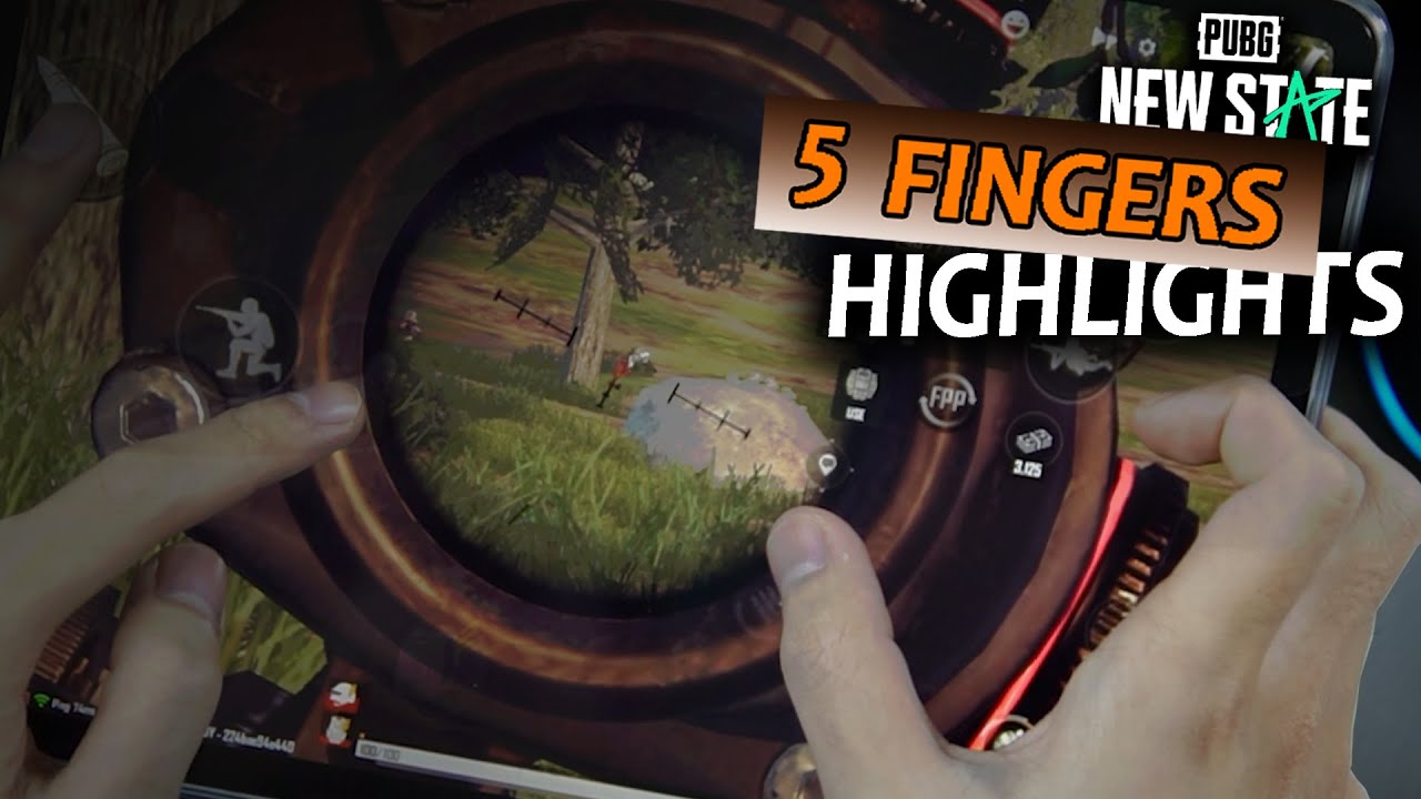【PUBG: NEW STATE】HandCam 5 Fingers ! Highlights