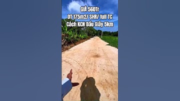 BÁN ĐẤT NỀN FULL THỔ CƯ, DT 5,5X31m2 GIÁ 560TR. #batdongsan #muabandatgiare #nhadatdongnaigiare