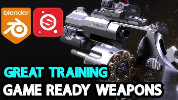 Top Notch Training, Game ready Revolver l Blender & Substance