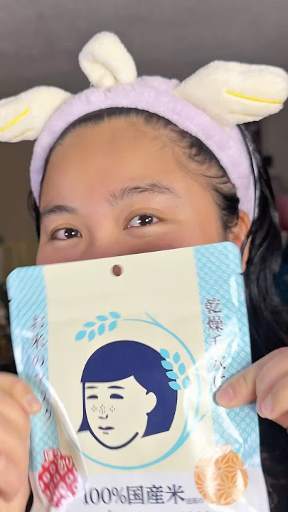 Rice Mask from #japan  🇯🇵✨ #skincare #selfcareblogger #selfcare #facemask