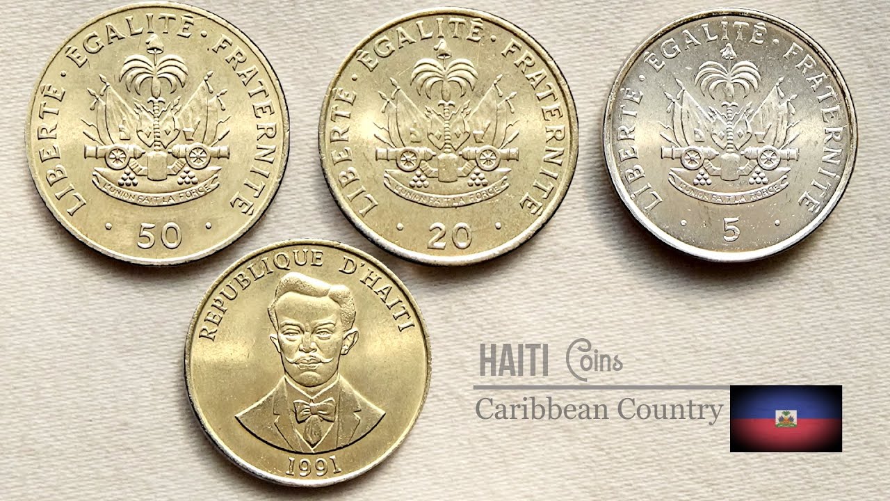 Haiti Centimes Coins HAITI CARIBBEAN COUNTRY YouTube