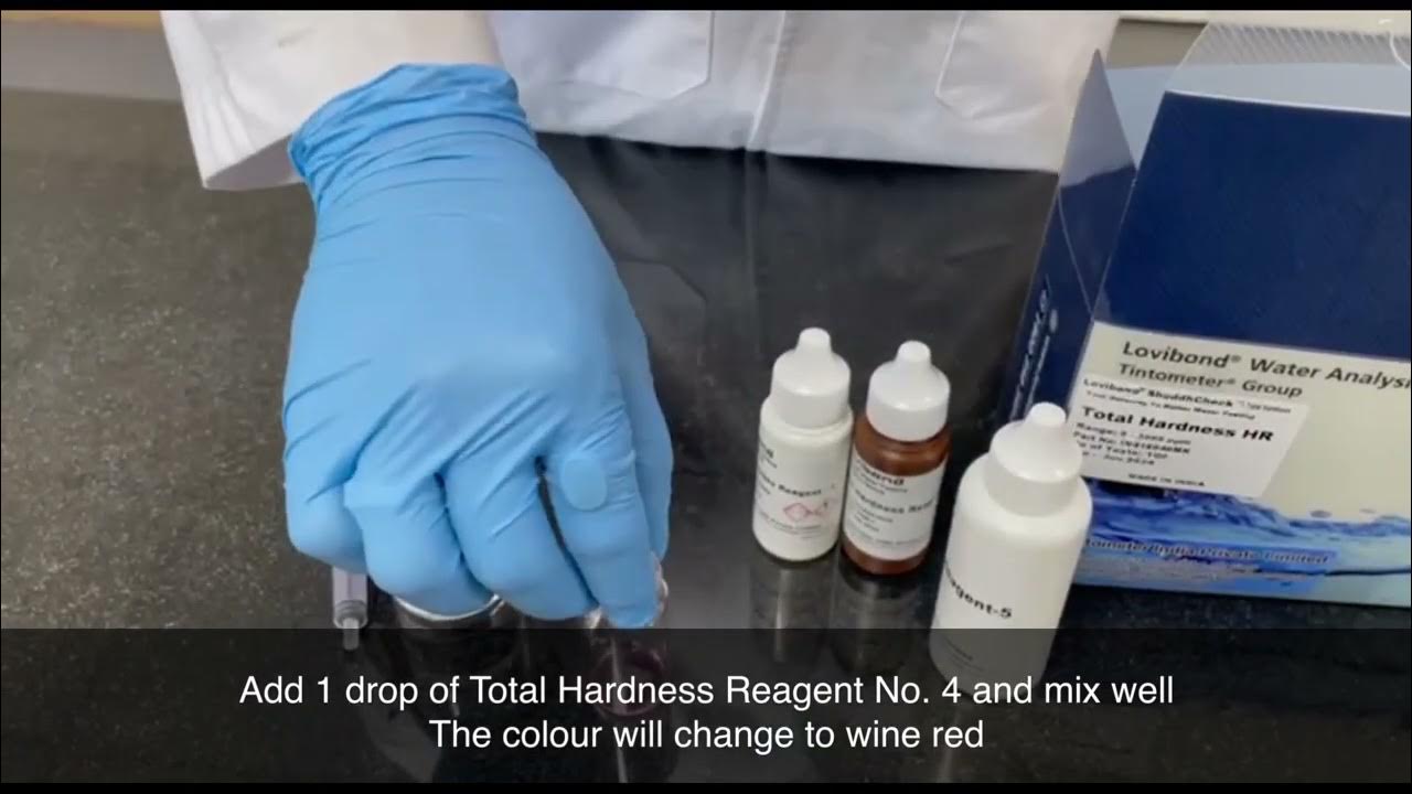 Test procedure to check Total Hardness in water sample YouTube