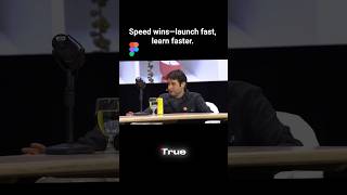 Speed wins—launch fast, learn faster. @Figma #luxury #podcast #millionairevibes #motivation