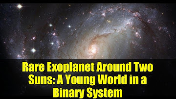 Rare Exoplanet Around Two Suns: A Young World in a Binary System