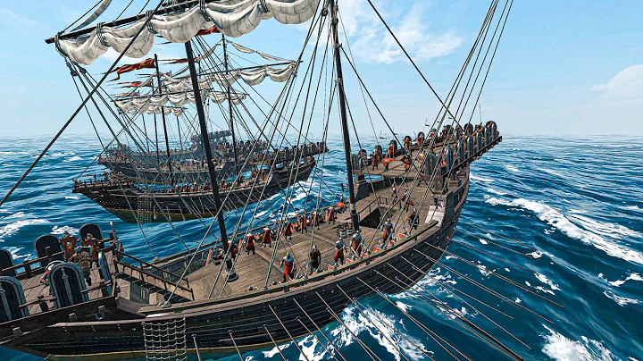 STURGIA vs VLANDIA Naval Battle - Mount and Blade 2 BANNERLORD War Sails DLC