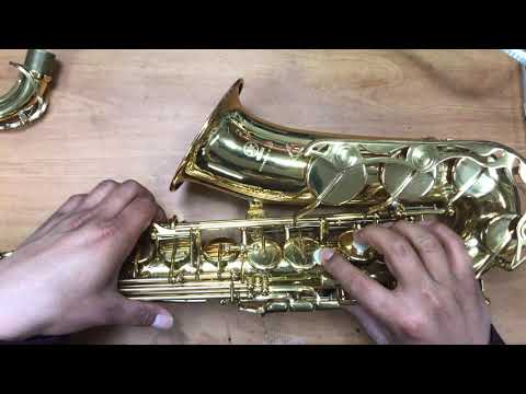 색소폰수리 - 저음소리가 안날때 점검하는 방법  saxophone repair G# key